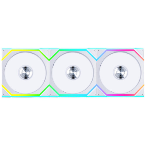 Lian Li 120mm UNI FAN SL Wireless ARGB Reverse Blade Case Fan (White 3-Pack)