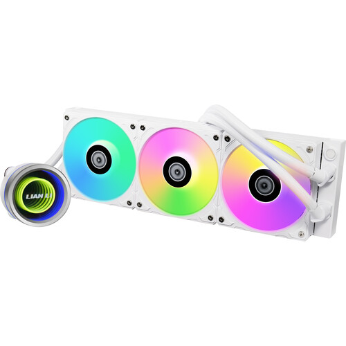 Lian Li 360mm Galahad II Trinity AIO Cooler with ARGB Fans (White)