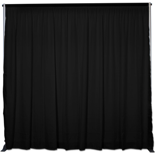 Liba Fabrics Flame Retardant Velour Background (Black 10 x 10')