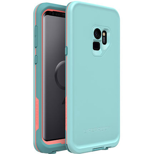 Lifeproof FR? SERIES Waterproof Case for Samsung Galaxy S9 - Retail Packaging - WIPEOUT (BLUE TINT/FUSION CORAL/MANDALAY BAY)