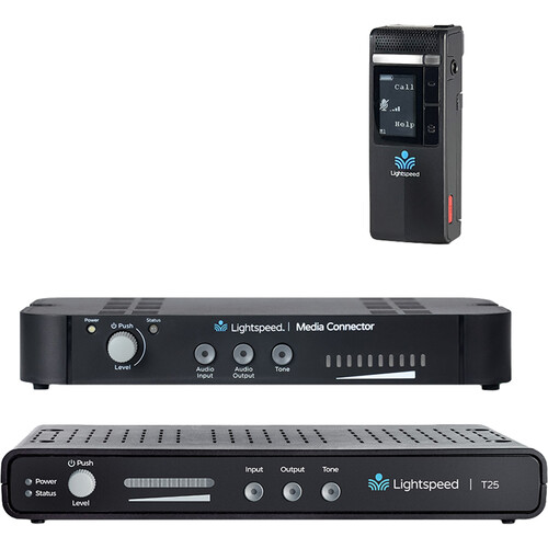 Lightspeed T25-C-M Amplifier Wireless Audio Hub with CMT Clearmike and MCN Media Connector