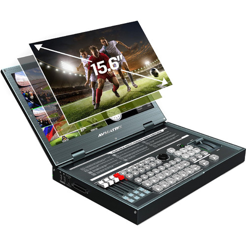 AVMATRIX PVS0615 Portable 6-Channel Video Switcher with 15.6