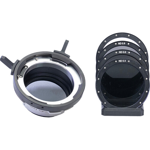 Lindsey Optics PL-to-LPL Lens Mount Adapter with Magnetic Rear Filters (Clear NDs)