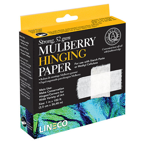 Lineco Mulberry Hinging Paper (1