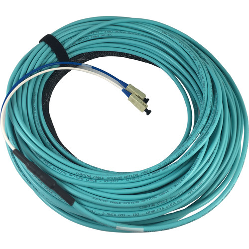 Link Bridge 2-Strand Jacket 50um Multimode Fiber Cable (Plenum 100')