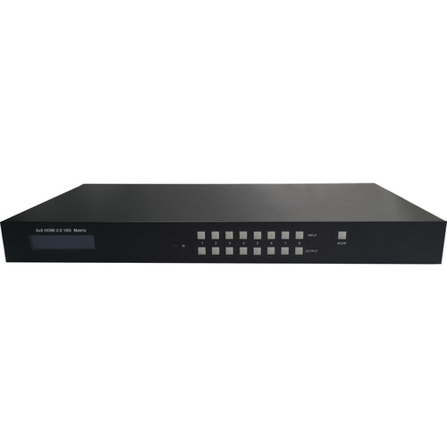 Link Bridge 8x8 HDMI 2.0 Matrix Switcher with Output 4K2K Scaling