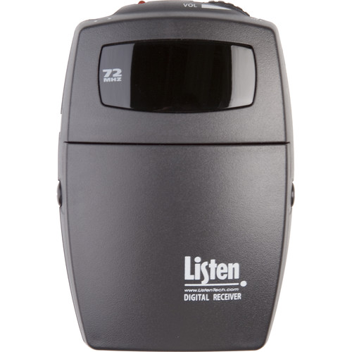 Listen Technologies Portable Digital RF Receiver 72 MHz