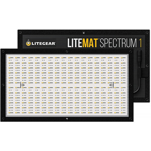Litegear LiteMat Spectrum 1 Gen 2 RGB LED Light Panel (Bare-Ends Power Cable)
