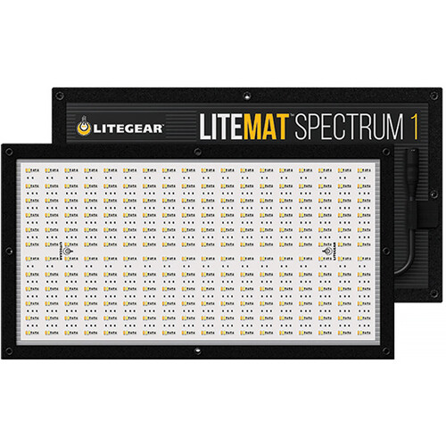 Litegear LiteMat Spectrum 1 Gen 2 RGB LED Light Panel (Schuko Power Cable)