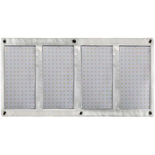 Litegear LiteTile Spectrum 4 Foldable RGB LED Light Panel Kit (Edison Power Cable)