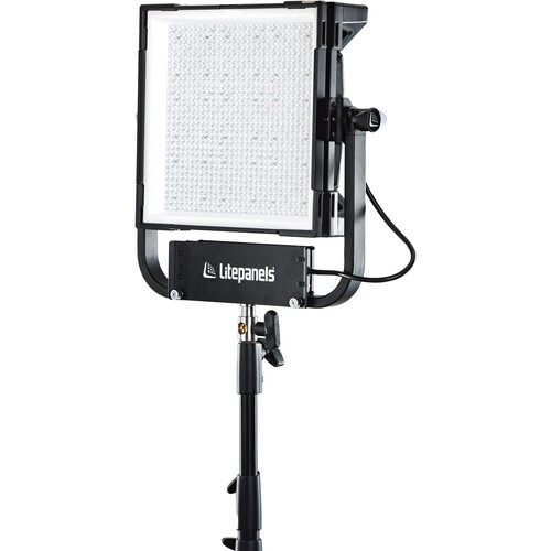 Litepanels Gemini 1x1 Hard RGB LED Light Panel (Pole-Operated Yoke UK Power Cord)