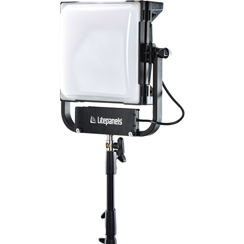 Litepanels Gemini 1x1 Hard RGB LED Light Panel (Pole-Operated Yoke US Power Cord)