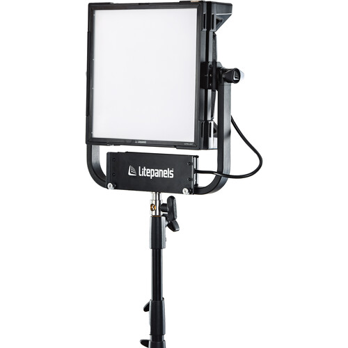 Litepanels Gemini 1x1 Hard RGB LED Light Panel (Standard Yoke Bare Ends Power Cord)