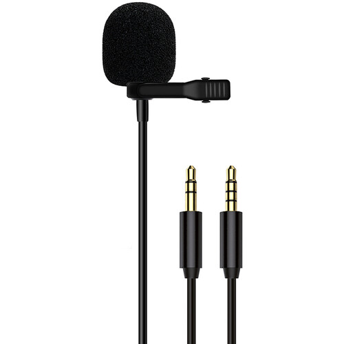 LituFoto VV10 3.5mm Lavalier Microphone (4.9')