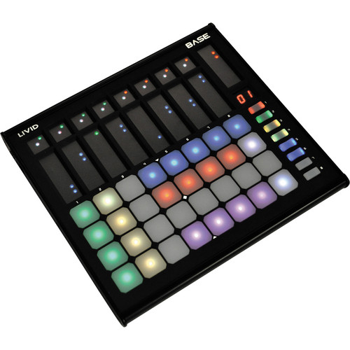 Livid Instruments Base 32-Drum Pad MIDI Controller LVBASE01 B&H