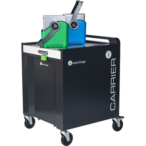LocknCharge Carrier 30 Laptop & Tablet Charging Cart (6 Baskets)