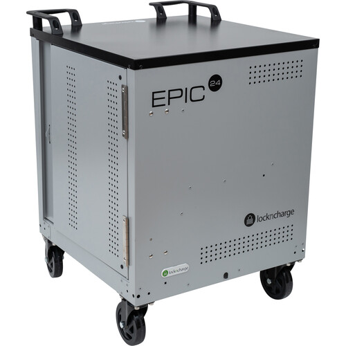 LocknCharge EPIC 24-Device Pre-Wired USB-C Charging Cart