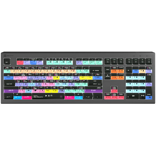 Logickeyboard ASTRA 2 Backlit Keyboard for Adobe After Effects CC (Mac US English)