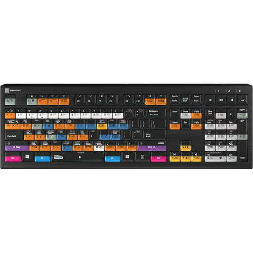 Logickeyboard ASTRA 2 Backlit Keyboard for Blender 3D (Windows US English)