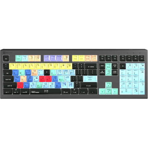 Logickeyboard ASTRA 2 Backlit Keyboard for Steinberg Cubase & Nuendo (Mac US English)