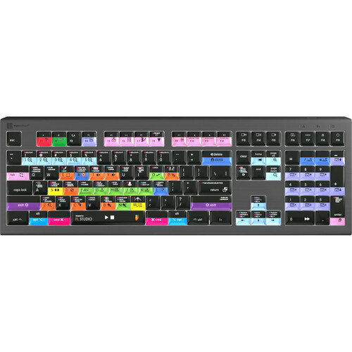 Logickeyboard ASTRA 2 Backlit Keyboard for FL Studio (Mac US English)