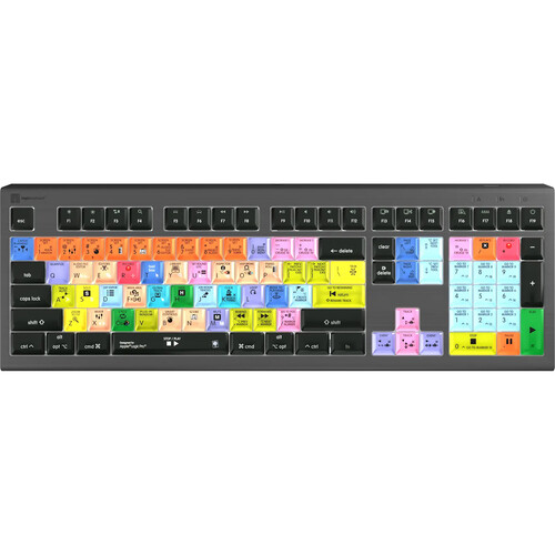 Logickeyboard ASTRA 2 Backlit Keyboard for Apple Logic Pro X (Mac US English)