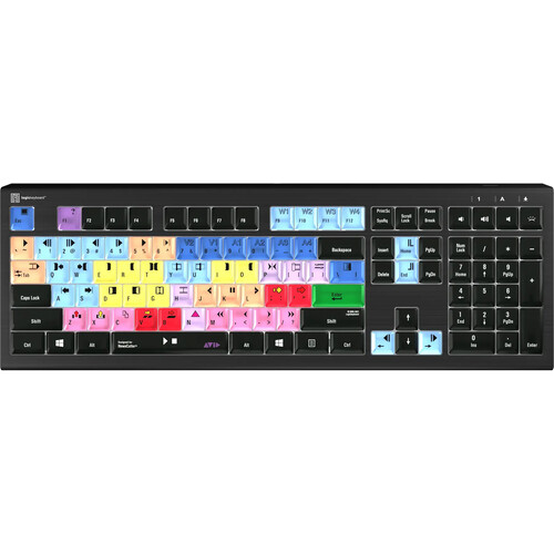Logickeyboard ASTRA 2 Backlit Keyboard for Avid NewsCutter (Windows US English)