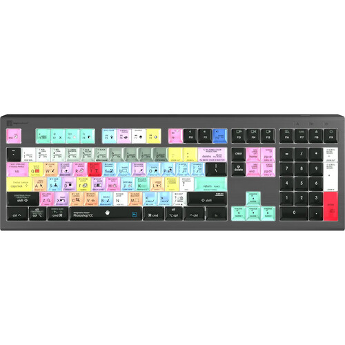Logickeyboard ASTRA 2 Backlit Keyboard for Adobe Photoshop CC (Mac US English)