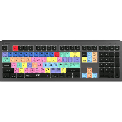 Logickeyboard ASTRA 2 Backlit Keyboard for Adobe Premiere Pro CC (Mac US English)