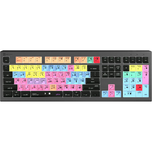 Logickeyboard ASTRA 2 Backlit Keyboard for Pro Tools (Mac US English)