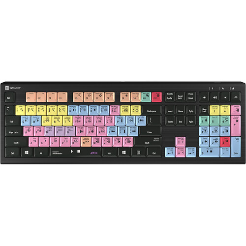 Logickeyboard ASTRA 2 Backlit Keyboard for Pro Tools (Windows US English)