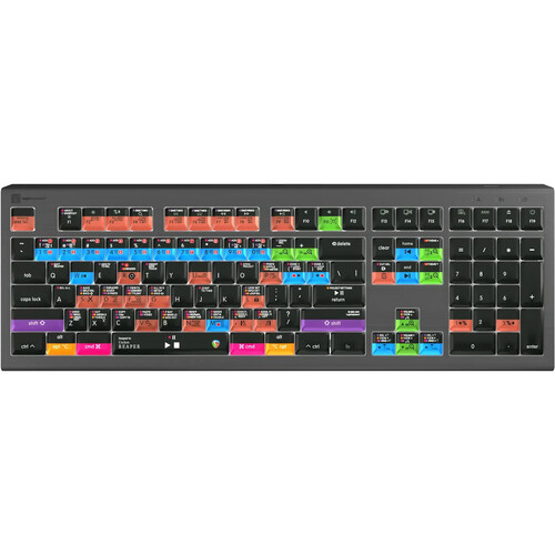 Logickeyboard ASTRA 2 Backlit Keyboard for Cockos Reaper 6 (Mac US English)