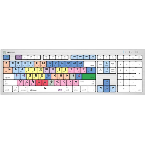 Logickeyboard ALBA Avid Media Composer Keyboard for Mac