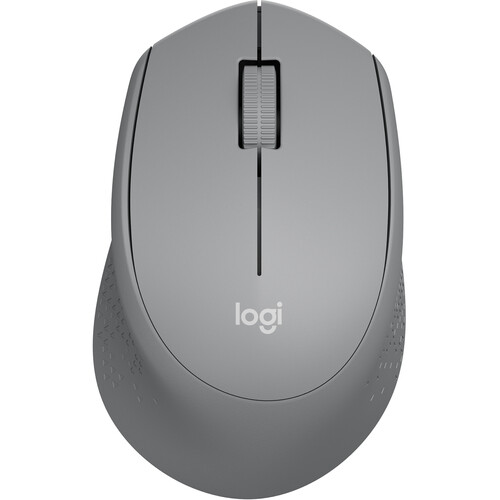 Logitech M330 Silent Wireless Mouse (Gray/Yellow)