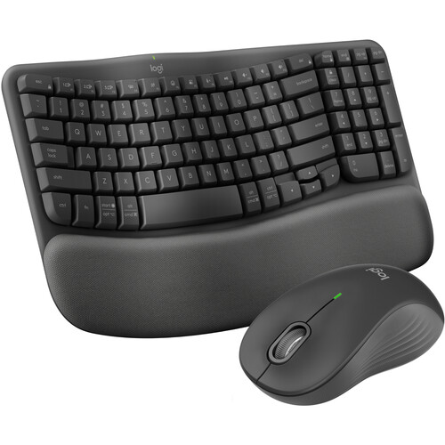 Logitech Wave Keys MK670 Wireless Keyboard and Mouse Combo (Graphite)