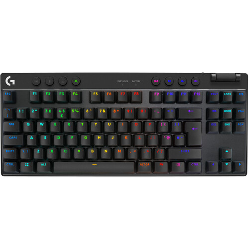 Logitech G PRO X TKL LIGHTSPEED Wireless RGB Gaming Keyboard (Black Linear)