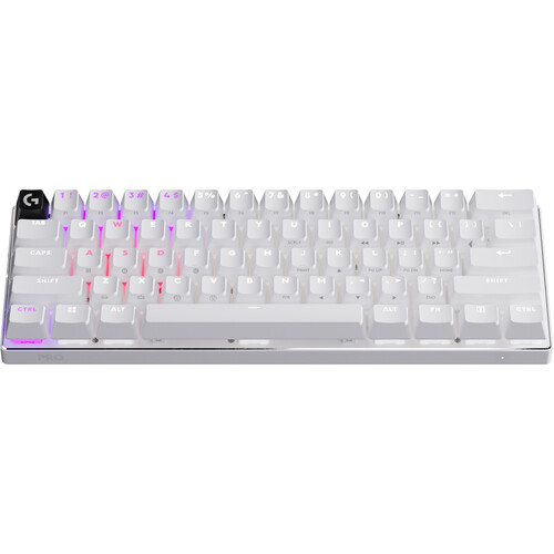 Logitech G PRO X 60 LIGHTSPEED Wireless Gaming Keyboard (White Linear Switches)