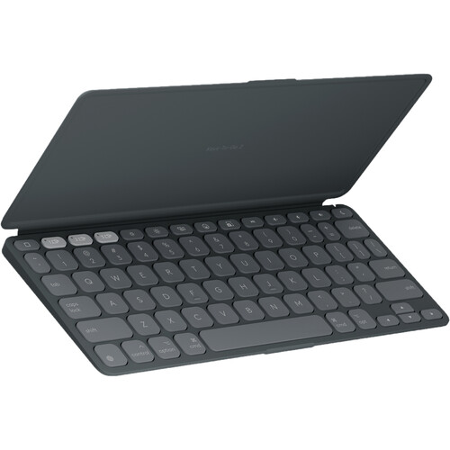 Logitech KEYS-TO-GO 2 Wireless Keyboard for iPad iOS & Mac with Cover (Graphite)