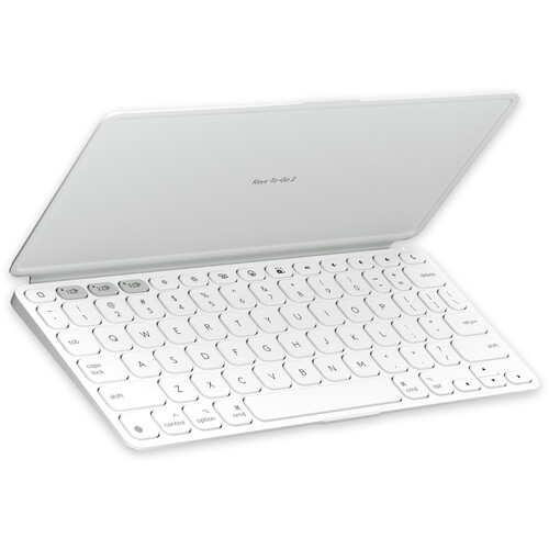 Logitech KEYS-TO-GO 2 Wireless Keyboard with Cover (Pale Gray)