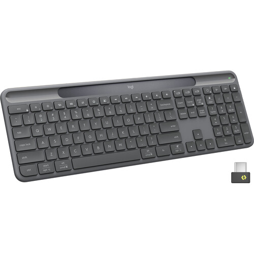 Logitech Signature Slim Solar+ Wireless Keyboard K980 for Business (Graphite)