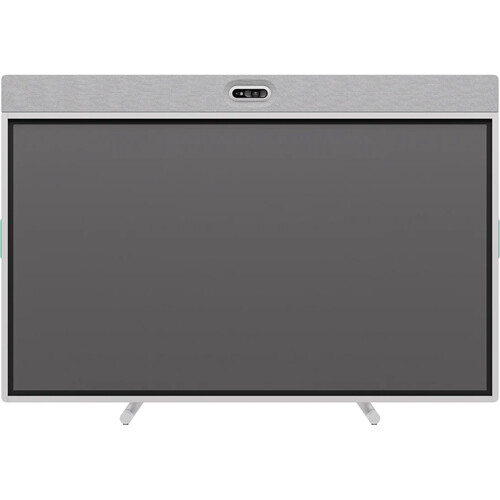 Logitech Rally Board 65 UHD 4K Commercial Touchscreen Monitor with Webcam & Microphone (Off-White)