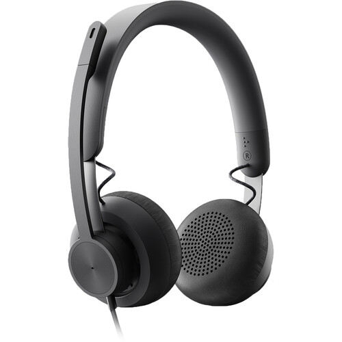 Logitech Zone 750 Wired On-Ear Stereo Headset (Retail Packaging)