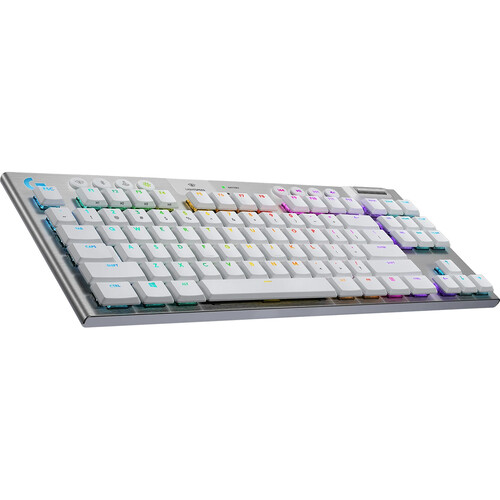 Logitech G G915&nbspTKL LIGHTSPEED Wireless RGB Mechanical Gaming Keyboard (White GL Tactile)