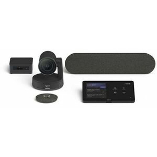Logitech Rally Plus + Tap + ASUS NUC Mini PC Bundle for Large Microsoft Teams Rooms