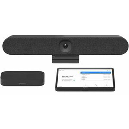 Logitech Rally Bar Huddle + Tap + Meet Compute Bundle for Google Meet Rooms