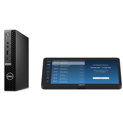 Logitech BASE with Tap + Dell OptiPlex NUC for Zoom Rooms (No AV)