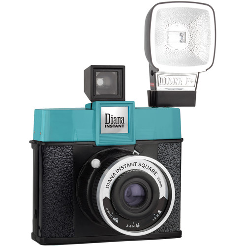 Lomography Diana Instant Square Camera with Flash Deluxe Kit (Classic Edition)