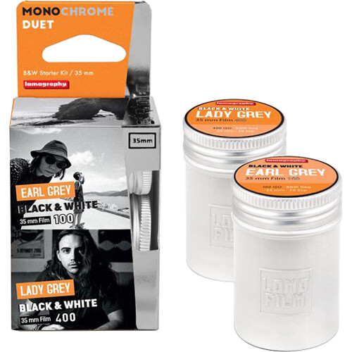 Lomography MonoChrome Duet Black and White Starter Kit (35mm Roll Film 36 Exposures)
