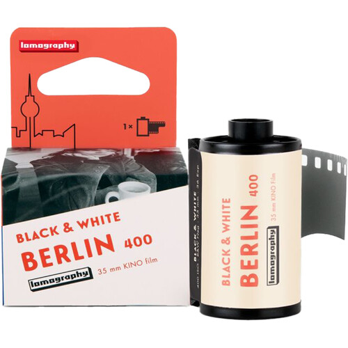 Lomography Berlin Kino 400 Black and White Negative Film (35mm Roll Film 36 Exposures)