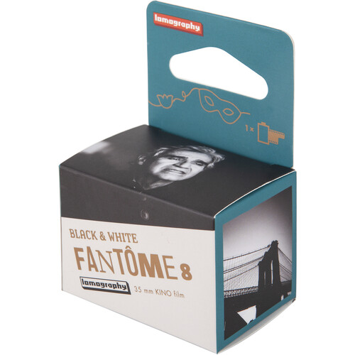 Lomography Fantome Kino 8 Black and White Negative Film (35mm Roll Film 36 Exposures)